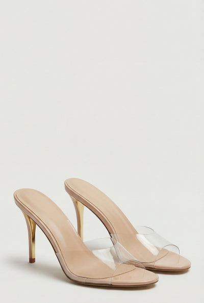 Peep Toe Stiletto Sandals