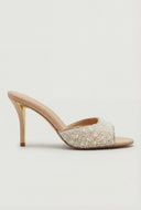 Pearl Embellished Stiletto Heels