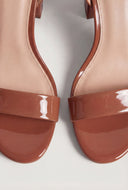 Cutout Ankle Strap Block Heel Sandals