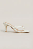 Mid Heel Thong Sandals