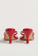 Mid Heel Thong Sandals