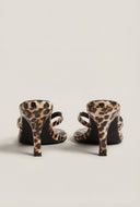 Mid Heel Thong Sandals