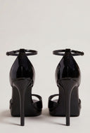 Aaliyah Open Toe Ankle Strap Stiletto Sandals