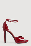 Aaliyah Open Toe Ankle Strap Stiletto Sandals