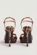 Patent Leather Stiletto Ankle Strap Sandals