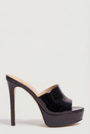 Gold Accent Platform Stiletto Sandals