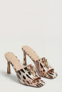 Palmer Notch Band High Heel Mules
