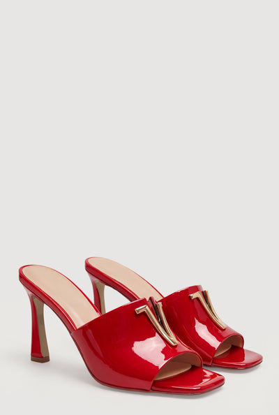 Palmer Notch Band High Heel Mules