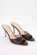 Peep Toe Mule Sandals