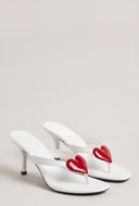 Tallulah Heart Embellished Heeled Sandals