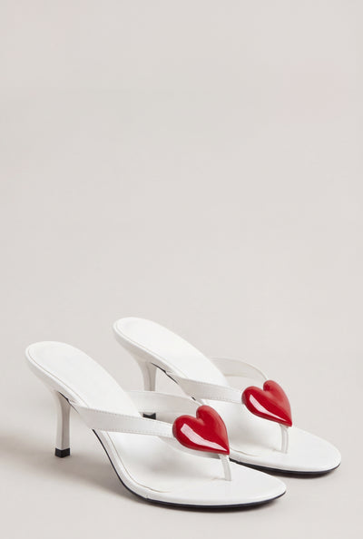 Tallulah Heart Embellished Heeled Sandals