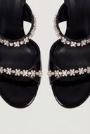 Glam Trim Band Stiletto Sandals