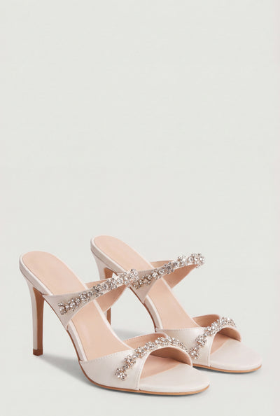 Glam Trim Band Stiletto Sandals