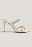 Glam Trim Band Stiletto Sandals