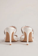 Glam Trim Band Stiletto Sandals