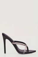 Glam Strap Thong Stiletto Heels