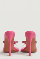 Glam Strap Thong Stiletto Heels