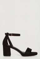 Cutout Block Heel Sandals