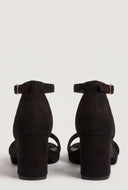 Cutout Block Heel Sandals