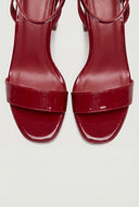 Cutout Block Heel Sandals