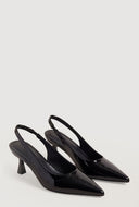 Sara Pointed Toe Spool Slingback Pumps