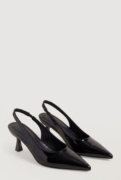 Sara Pointed Toe Spool Slingback Pumps