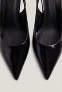 Sara Pointed Toe Spool Slingback Pumps