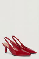 Sara Pointed Toe Spool Slingback Pumps