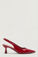 Sara Pointed Toe Spool Slingback Pumps