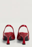Sara Pointed Toe Spool Slingback Pumps