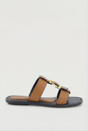 Wrenley Buckle Strap Slide Sandals