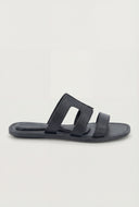 Cutout Slide Sandals