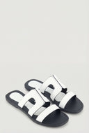 Cutout Slide Sandals
