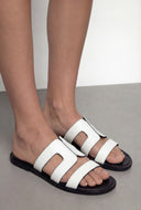 Cutout Slide Sandals