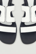 Cutout Slide Sandals