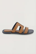 Cutout Slide Sandals