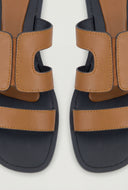 Cutout Slide Sandals