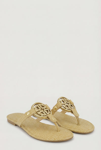 Judith Pendant Thong Sandals
