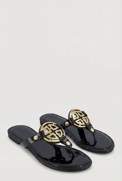 Judith Pendant Thong Sandals