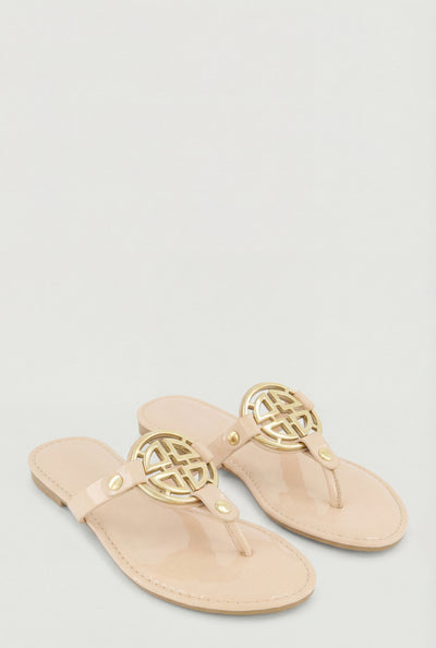 Judith Pendant Thong Sandals
