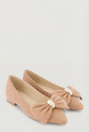 Bow Pointed Toe Flats