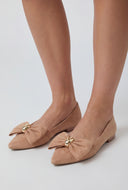 Bow Pointed Toe Flats
