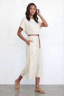 Asymmetrical Metallic Toe Loop Sandals