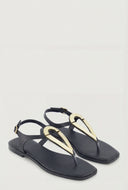 Ophelia Ankle Strap Thong Sandals