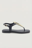 Ophelia Ankle Strap Thong Sandals