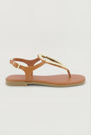Ophelia Ankle Strap Thong Sandals