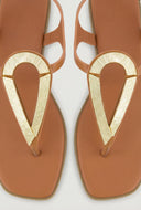 Ophelia Ankle Strap Thong Sandals