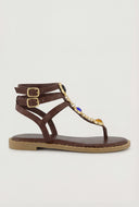 Charm Gladiator Thong Sandals