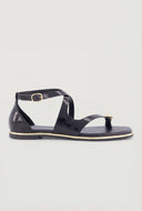 Strappy Toe Loop Ankle Strap Sandals