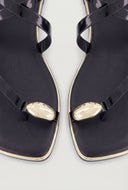 Strappy Toe Loop Ankle Strap Sandals